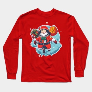 Astronaut Santa claus Long Sleeve T-Shirt